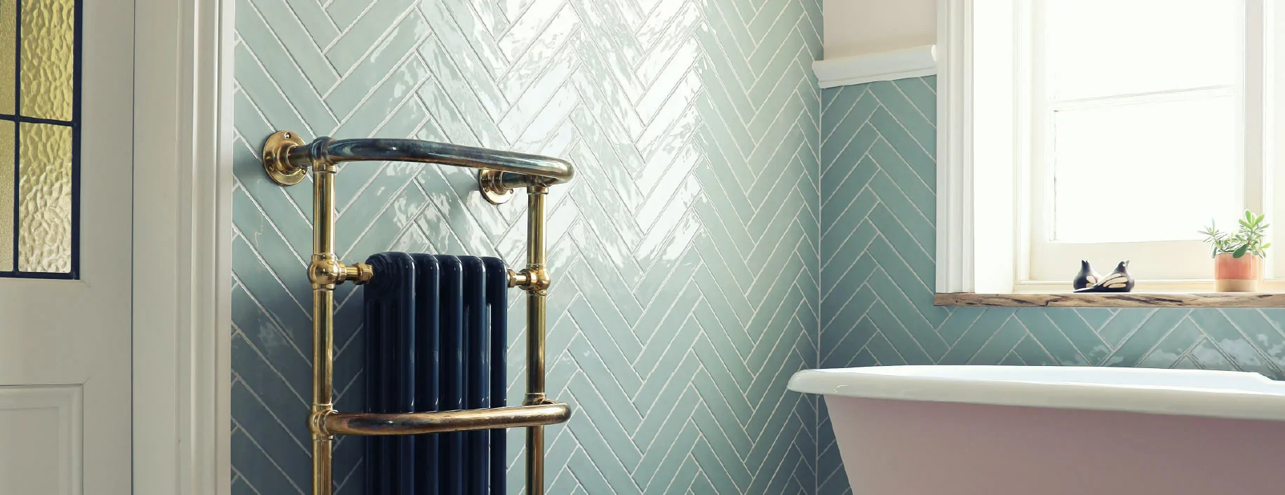 Get the look floor and wall tiles.